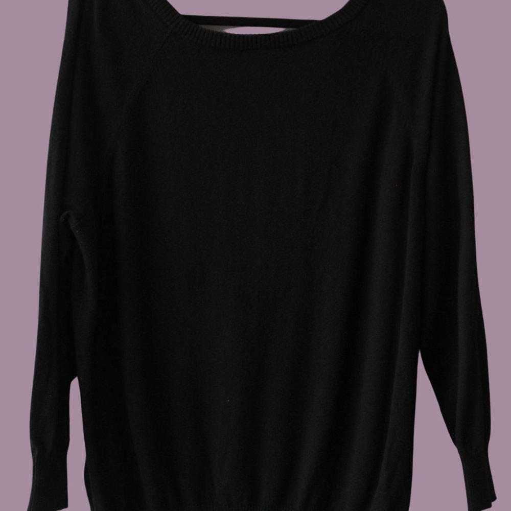 Sequin Lipstick Crewneck Sweater